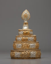 Gold & Silver-Plated Mandala Offering Set