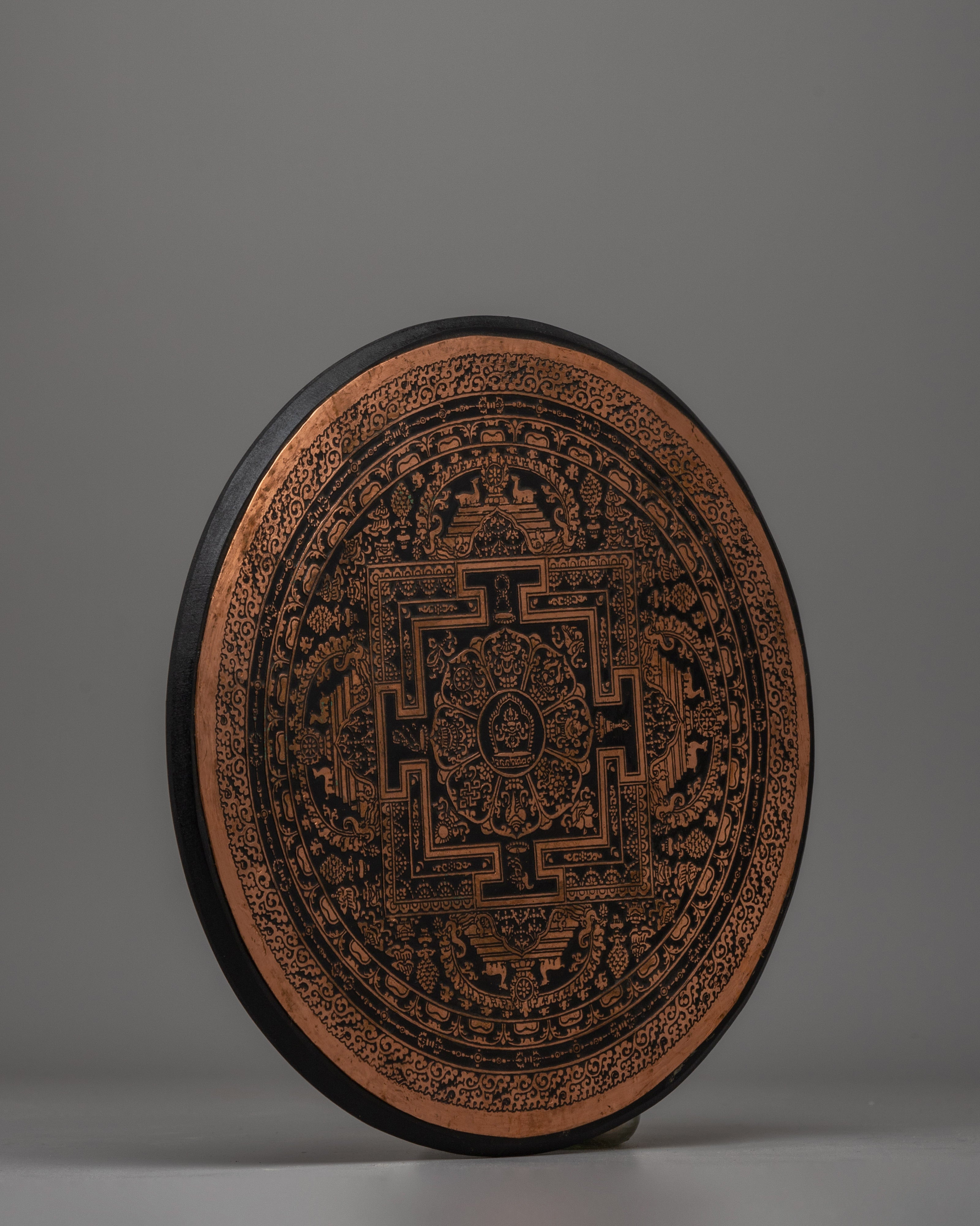 Copper Mandala Wall Hanging | Spiritual Art for Sacred Décor