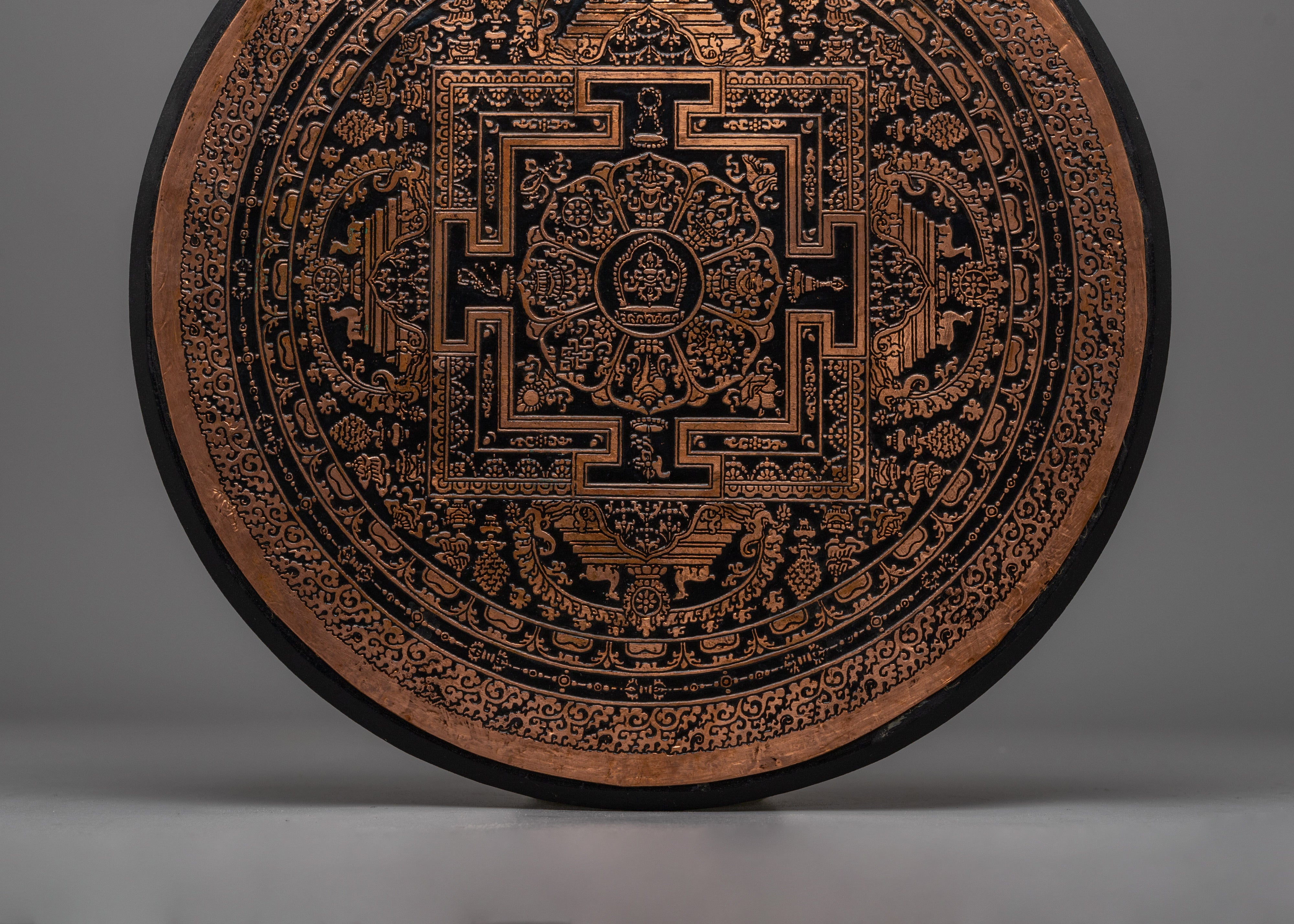Copper Mandala Wall Hanging | Spiritual Art for Sacred Décor