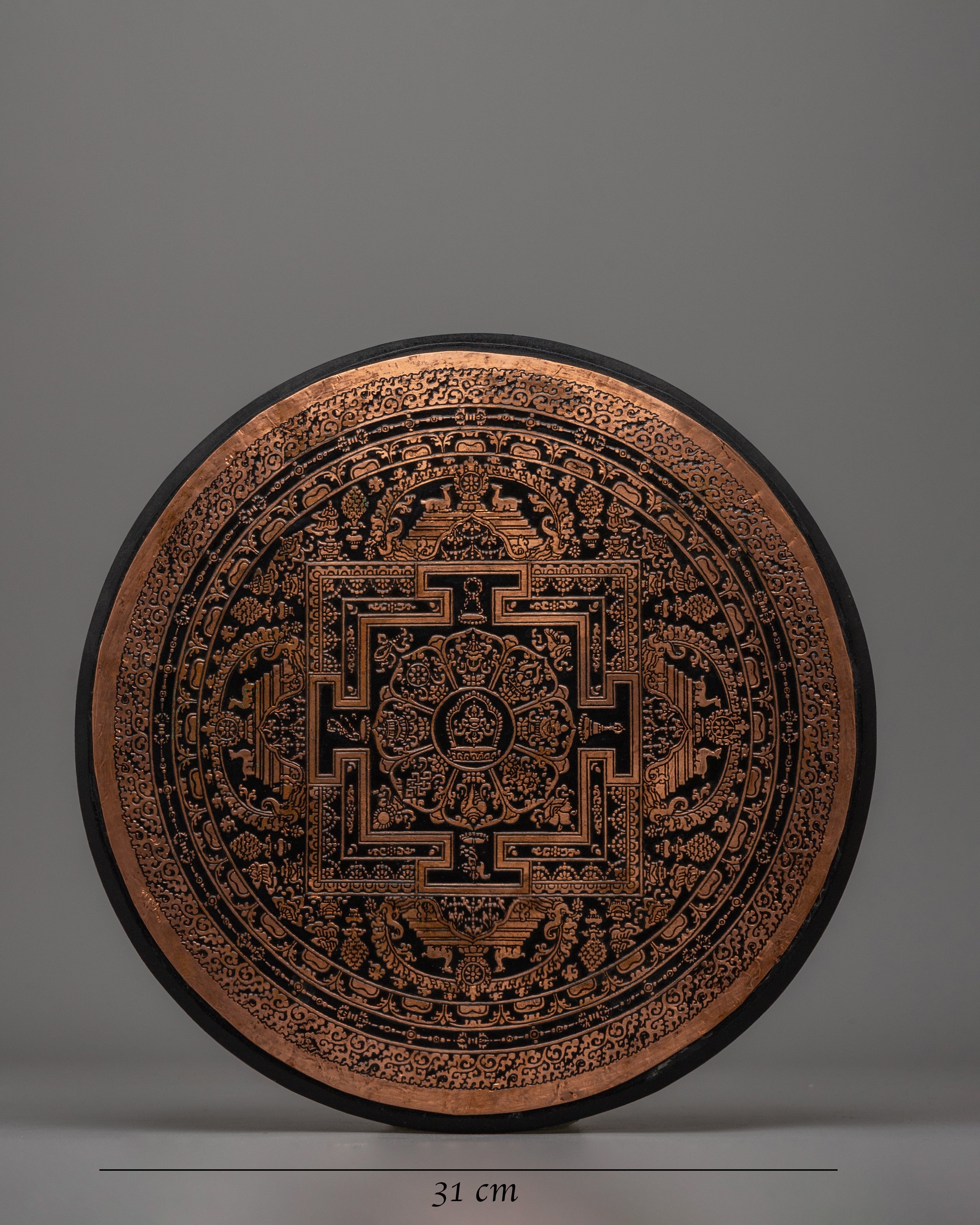 Copper Mandala Wall Hanging | Spiritual Art for Sacred Décor