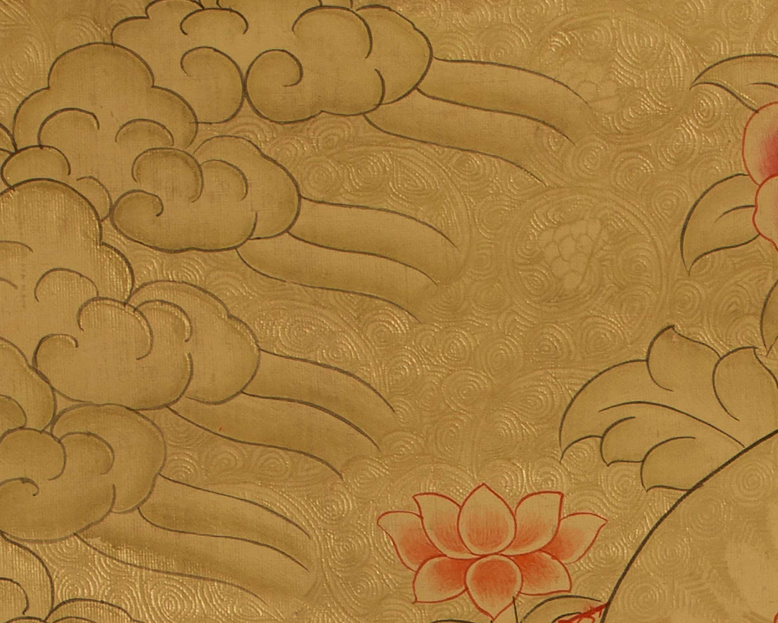 Buddhist Deity Green Tara Thangka | The Goddess of Compassion and Protection