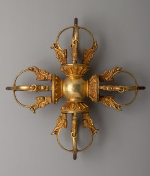 Handcrafted Gold-Plated Bishwa Vajra
