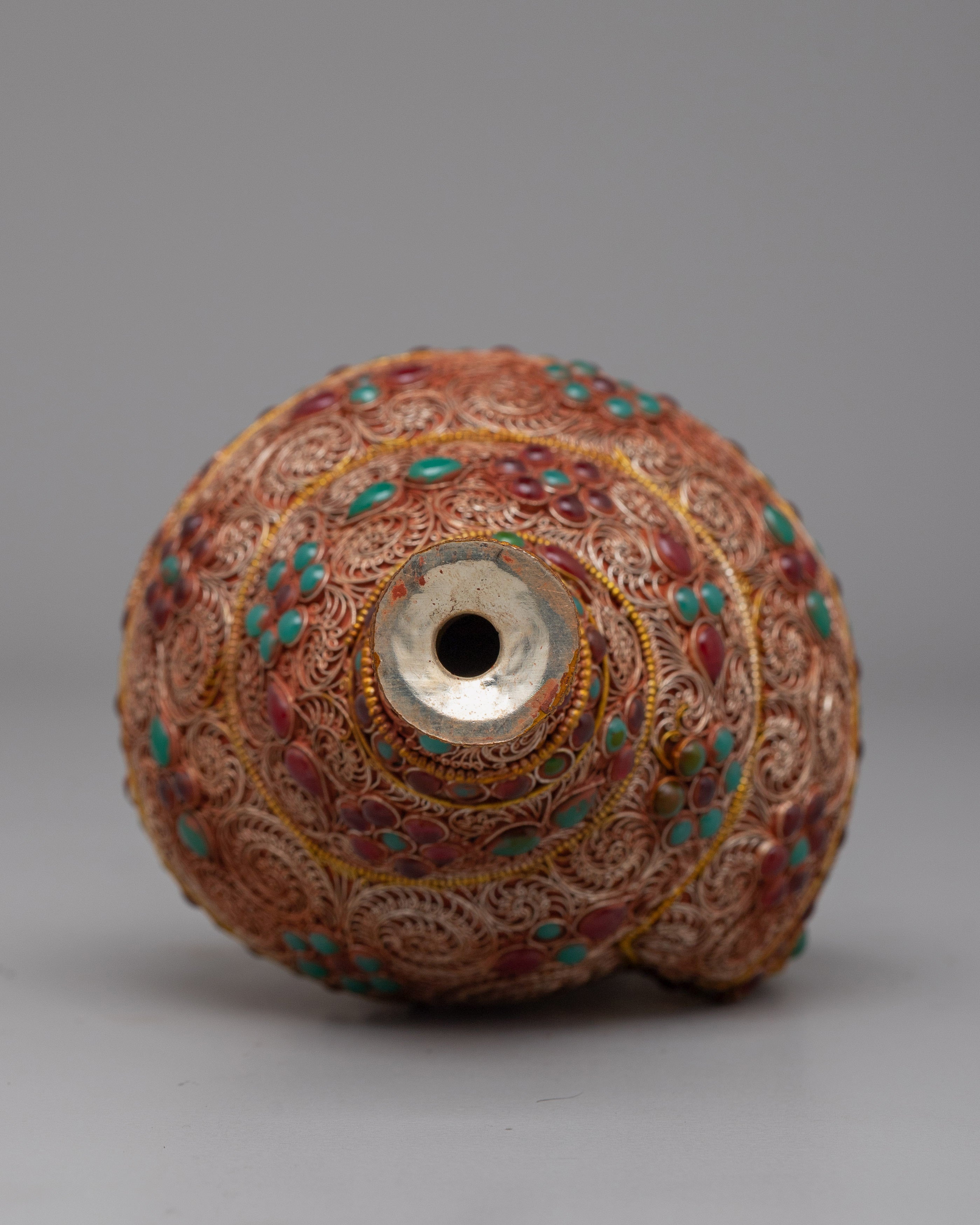 Sacred Buddhist Ritual Conch Shell | Buddhist Artifact for Spiritual Decor and Rituals