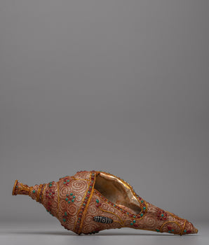 Sacred Buddhist Ritual Conch Shell