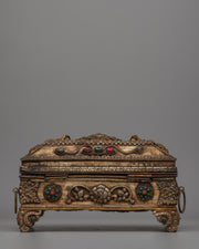 Tibetan Buffalo Bone Treasure Box