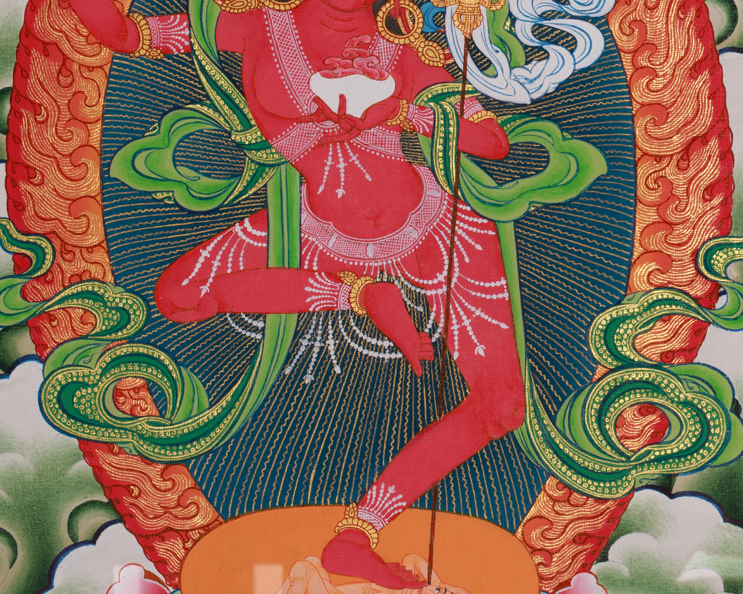 Tibetan Vajrayogini Thangka | Wisdom and Transformation Deity