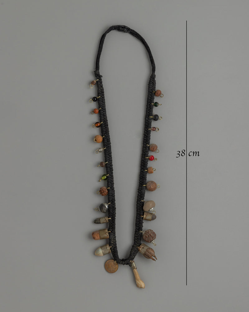 Nepal Shaman Necklace | Artisan-Made Tribal Jewelry for Spiritual Seekers