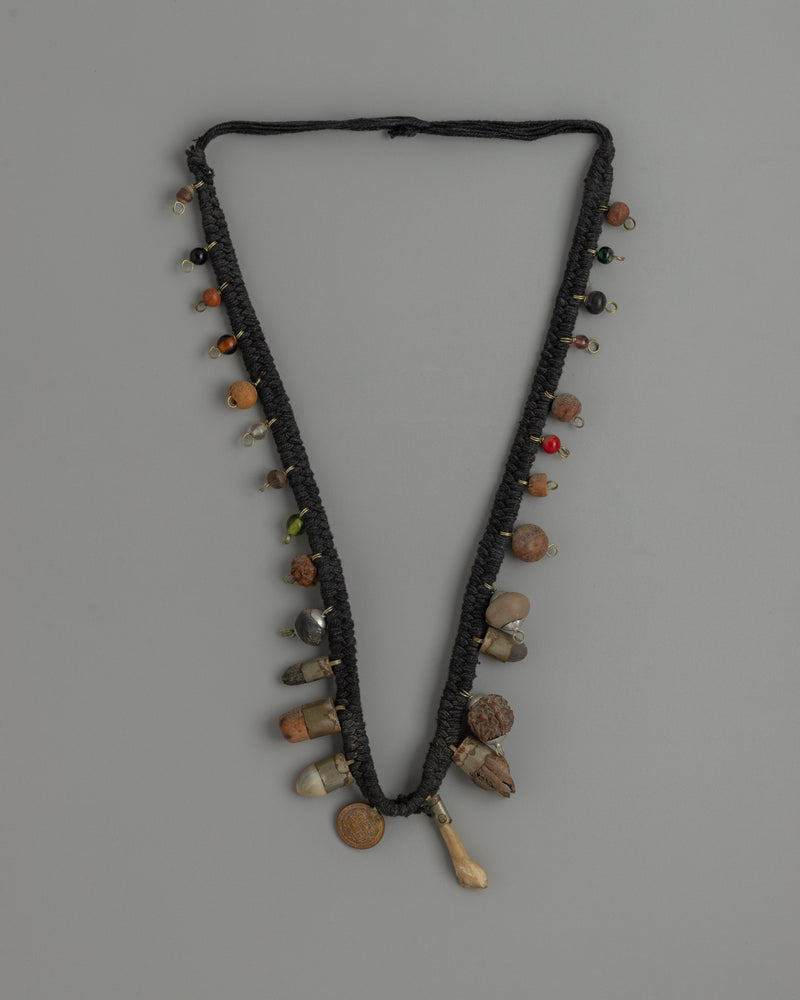 Nepal Shaman Necklace | Artisan-Made Tribal Jewelry for Spiritual Seekers