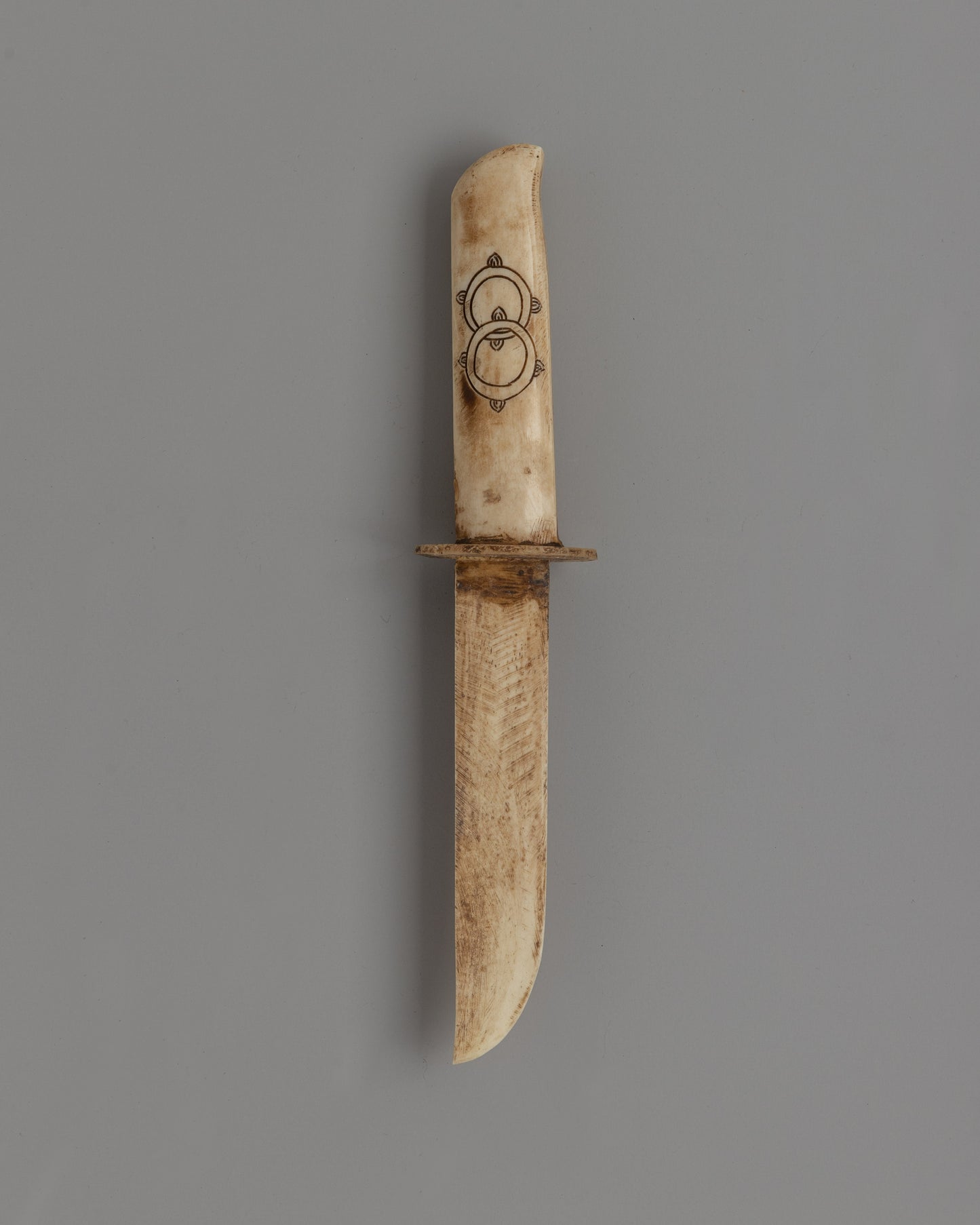 Hand-Carved Tibetan Ritual Knife | Sacred Ritual Artifact