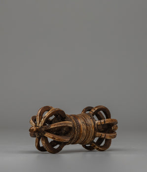 Handcrafted Buffalo Bone Vajra | Sacred Ritual Dorje