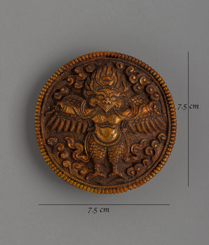 Gold-Plated Garuda Belt Buckle | Symbol of Strength and Protection