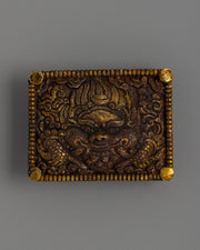 Handcrafted Gold-Plated Tibetan Belt Ornament