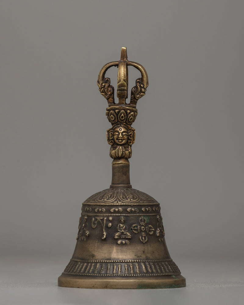 Buddhist Religious Bell and Vajra |  Traditional Handmade with Intricate Details