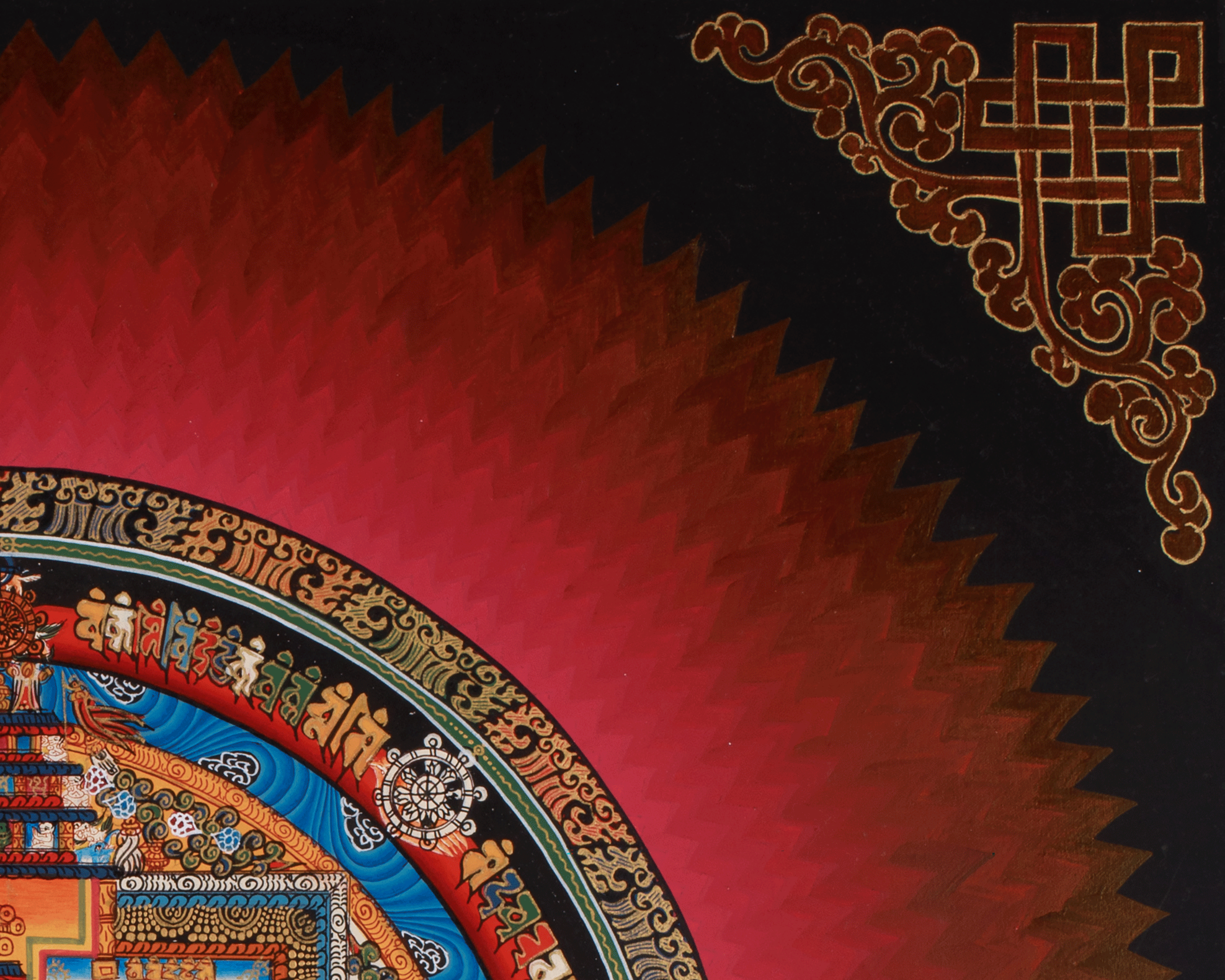 Divine Artwork of Kalachakra Mandala | Symbolizing the Wheel of Time
