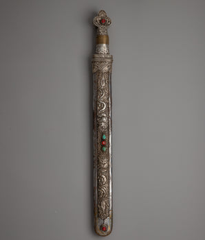 A Vintage Buddhist Ritual Sword for Spiritual Practices and Decor