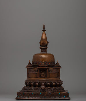 A Sacred Buddhist Stupa for Meditation and Spiritual Elevation