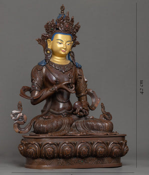 Vajrasattva Copper Statue | Tibetan Dorje Sempa