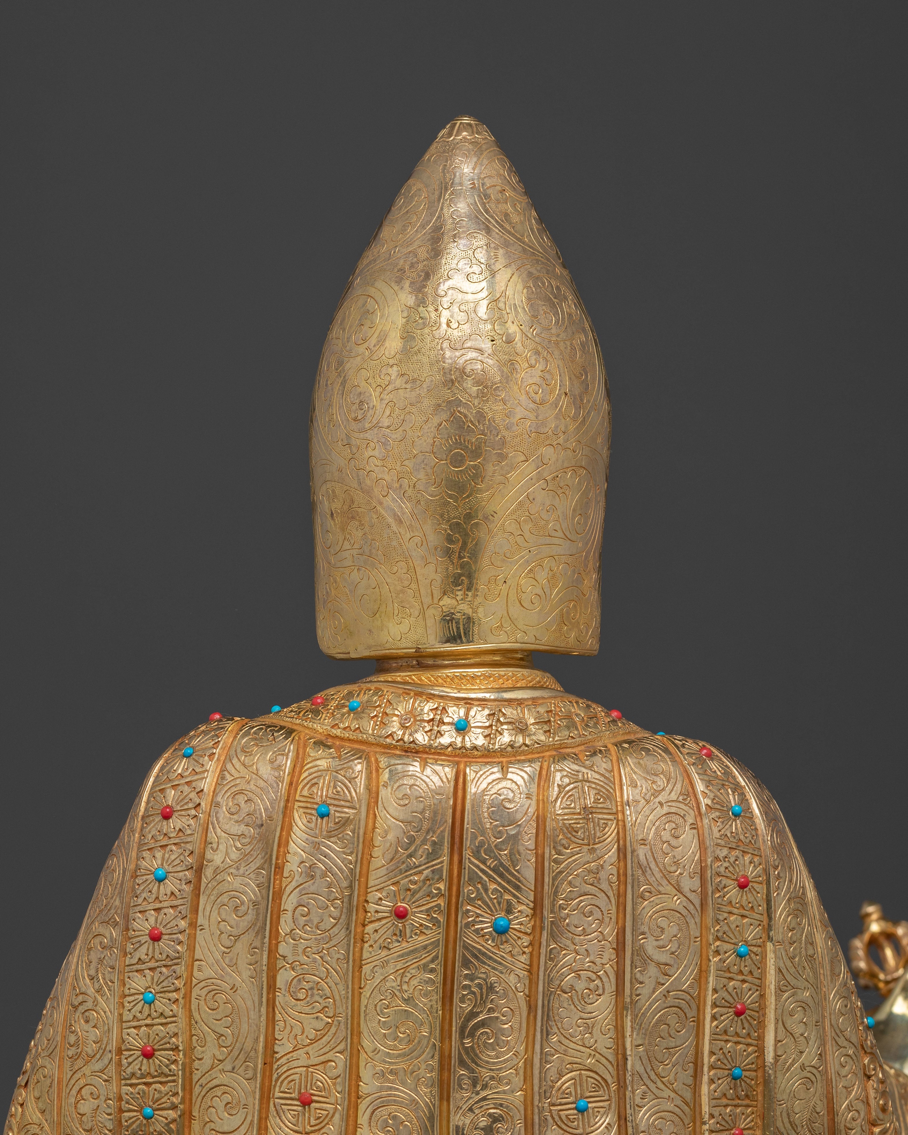 Sacred Tibetan Guru Rinpoche Statue | Padmasambhava Buddhist Sculpture