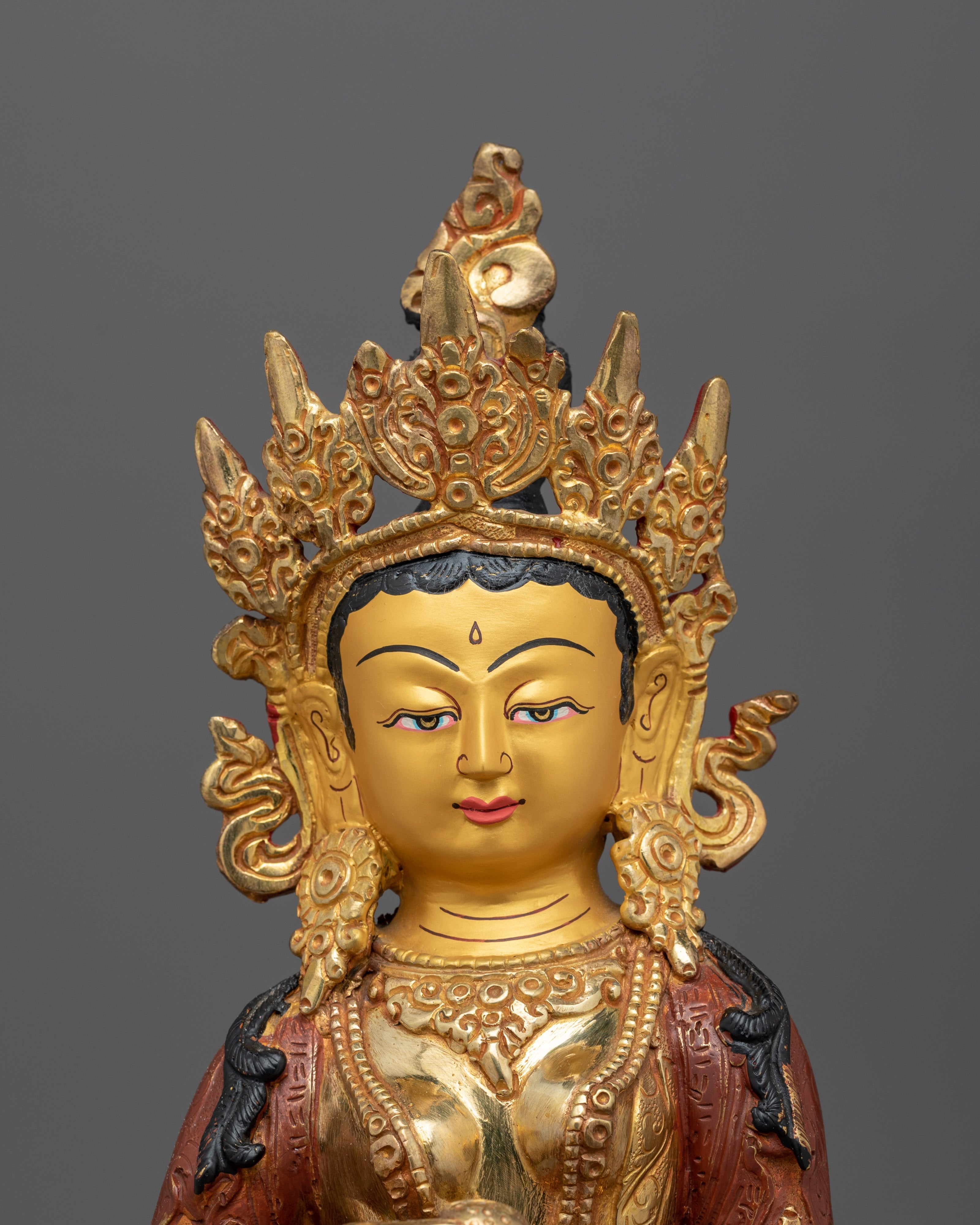 Traditional Sculpture of Ksitigarbha  | The Divine Feminine of Wisdom