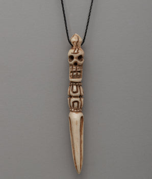 Handmade Buffalo Bone Buddhist Locket 