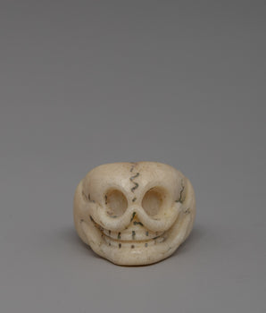 Handcrafted Skull Buffalo Bone Ring