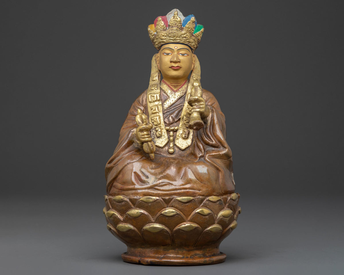 Handcrafted Karmapa Statue | Himalayan Spiritual Altar Decor