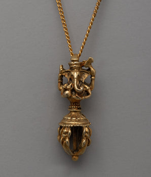 Gold Plated Ganesh Locket