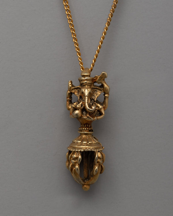 Gold Plated Ganesh Locket