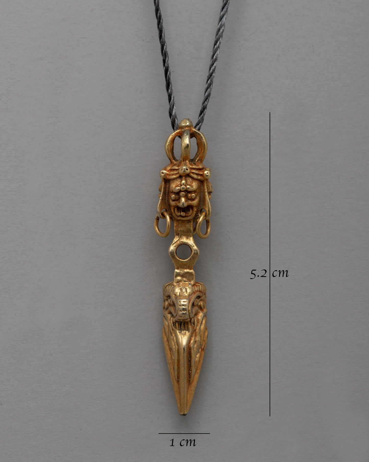 Copper Phurba Locket | Buddhist Pendant for Spiritual Protection