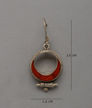 Circle Dangle Earrings | Handcrafted Jewelry for Women