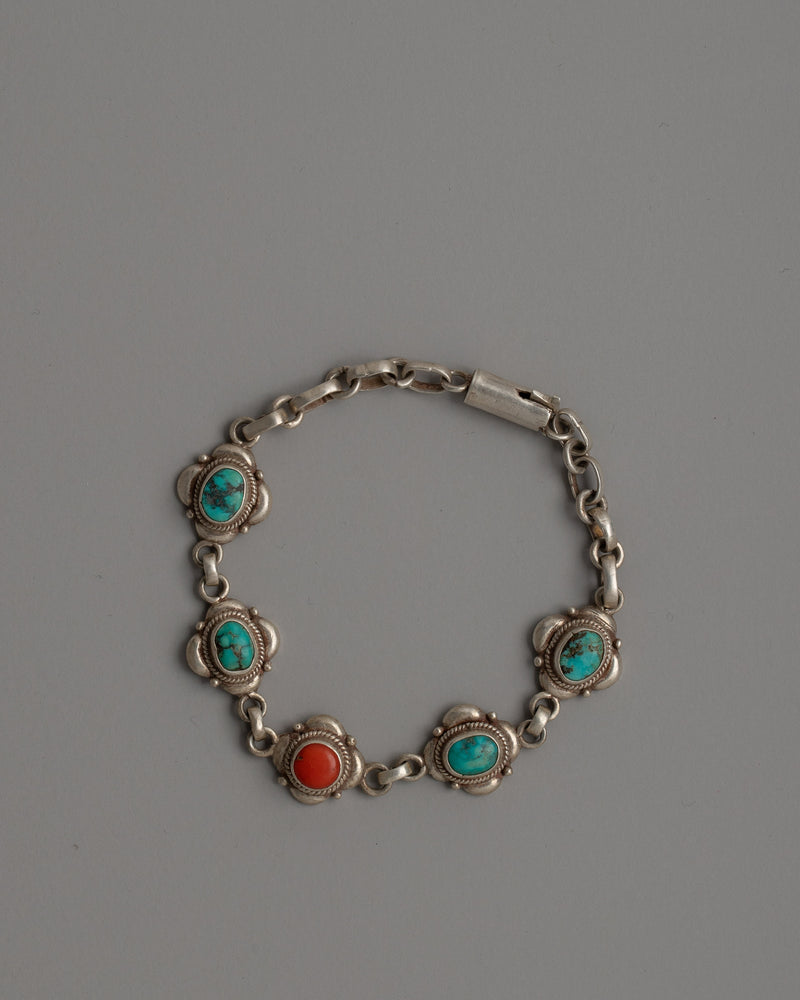 Tibetan Silver Chain Bracelet | Traditional Handmade Jewelry,