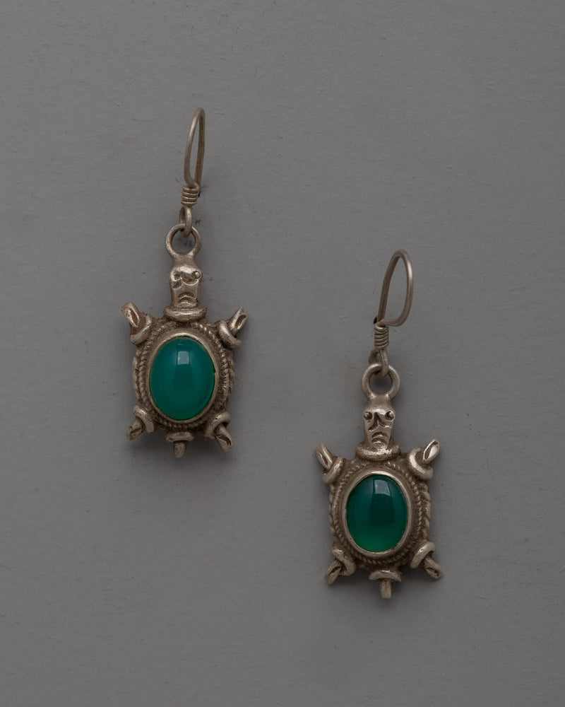 Sterling Silver Jewelry Set |  Set with Authentic Malachite Stones