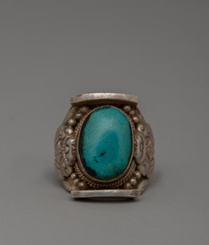 Sterling Silver and Turquoise Ring