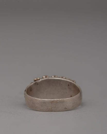 Handcrafted Silver Coral Ring | Sterling Silver Jewelry