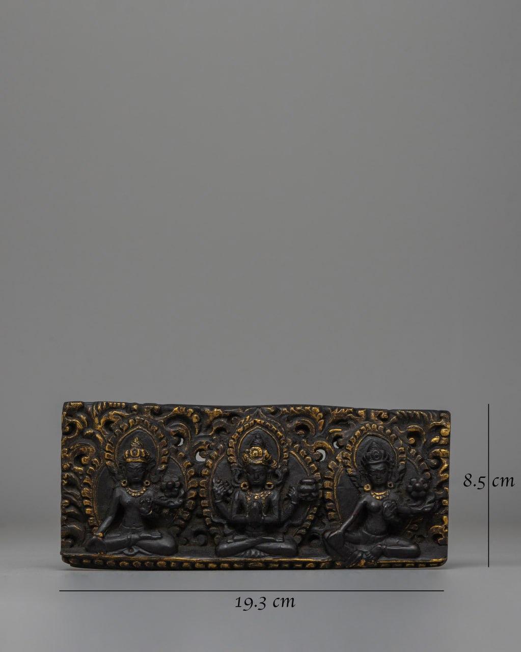 Tibetan Rosewood Wall Hanging | Bodhisattva Design Wall Panel