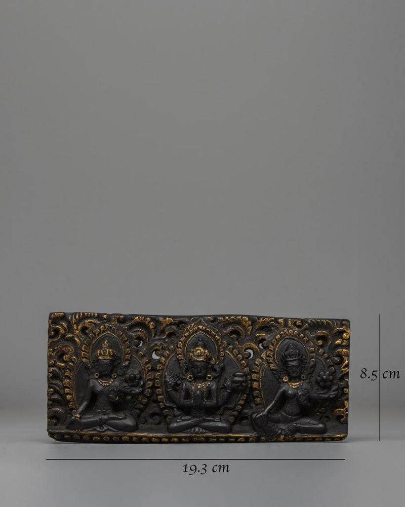 Tibetan Rosewood Book Cover | Bodhisattva Design Book Protector