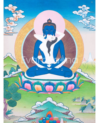 Samantabhadra Yab Yum Buddha Thangka