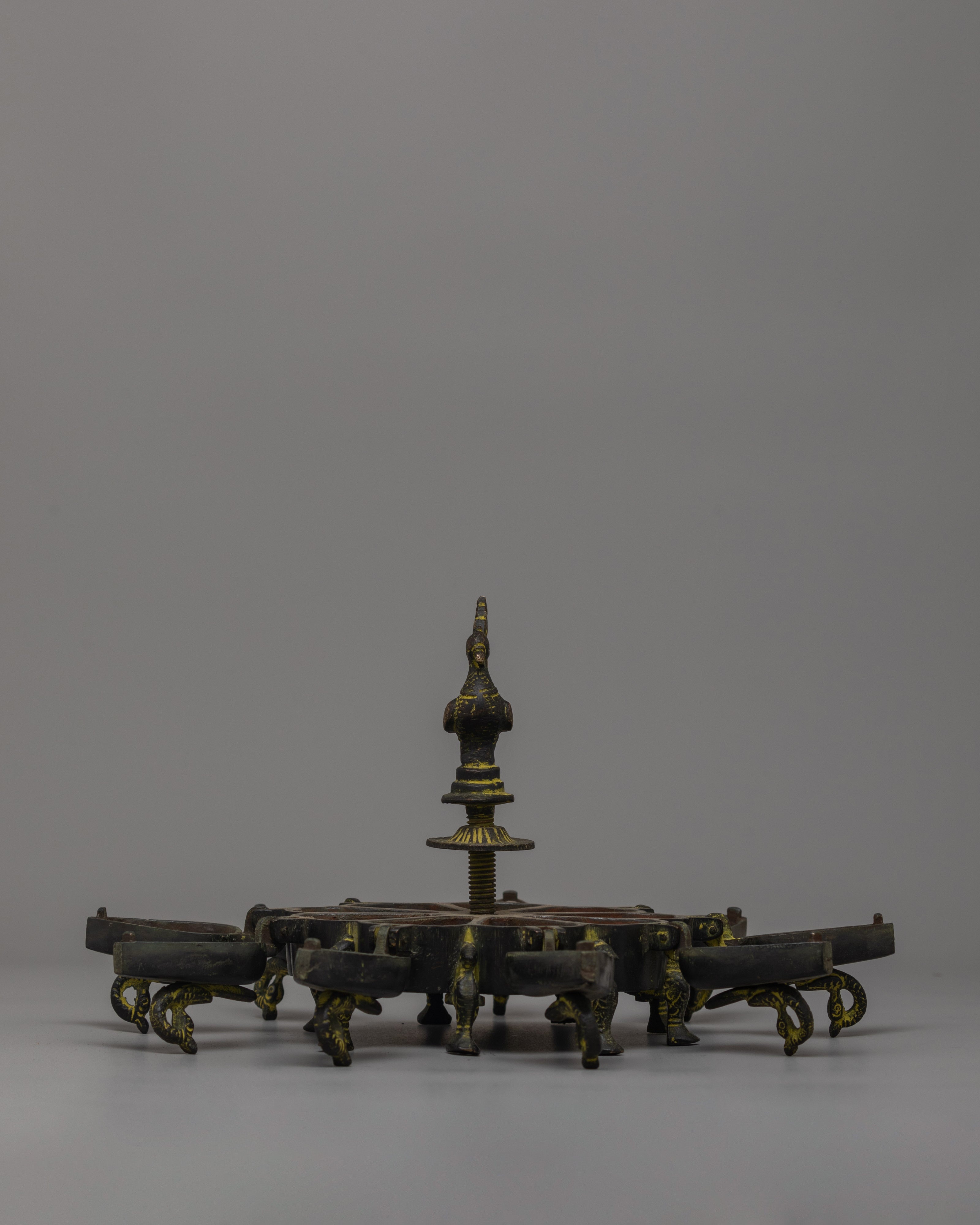 Religious Color Tika Box | Handcrafted Ritual Item for Sacred Ceremonies
