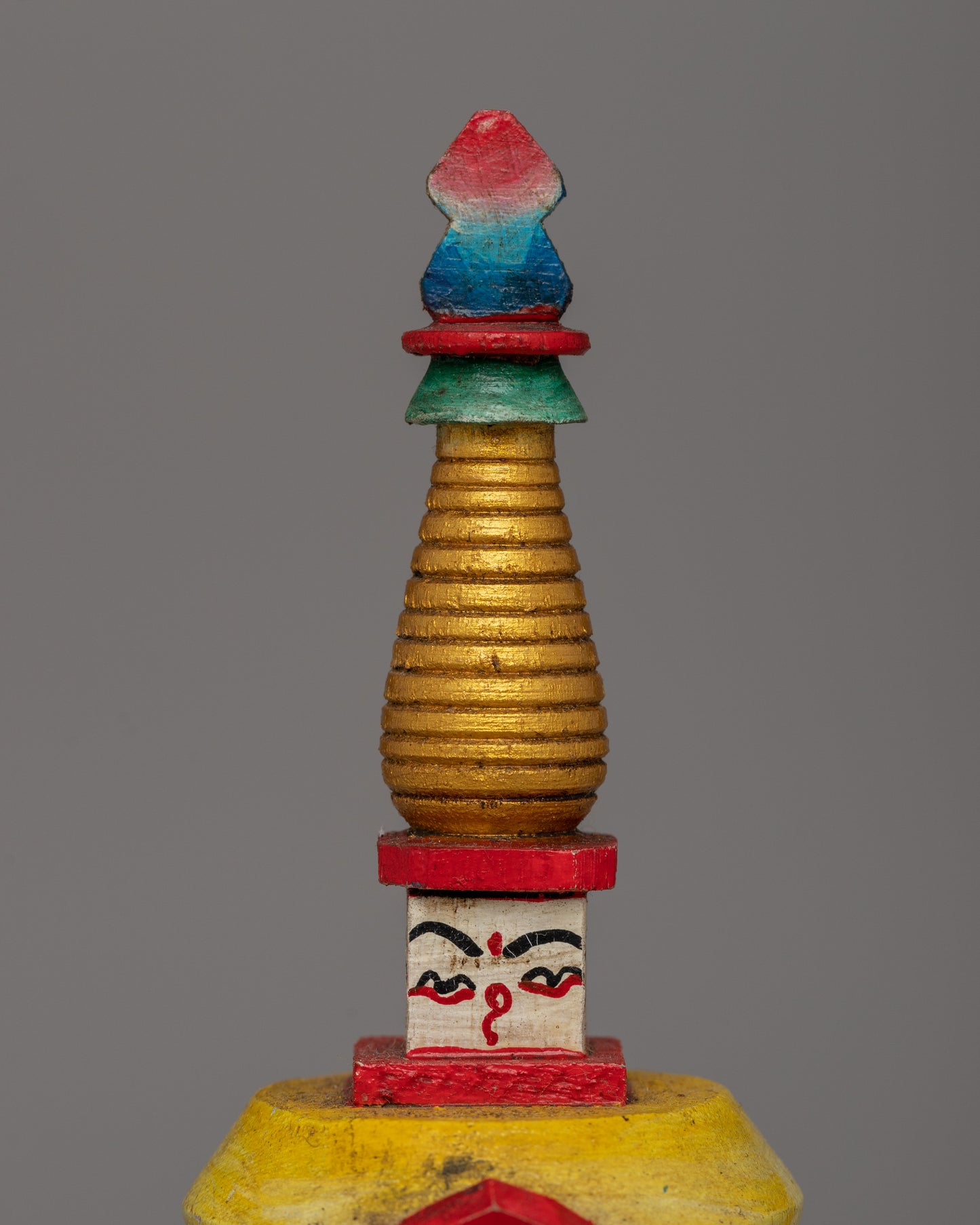 Handcrafted Chaitya Chorten | Tibetan Ritual Shrine for Blessings & Peace | Stupa From Nepal