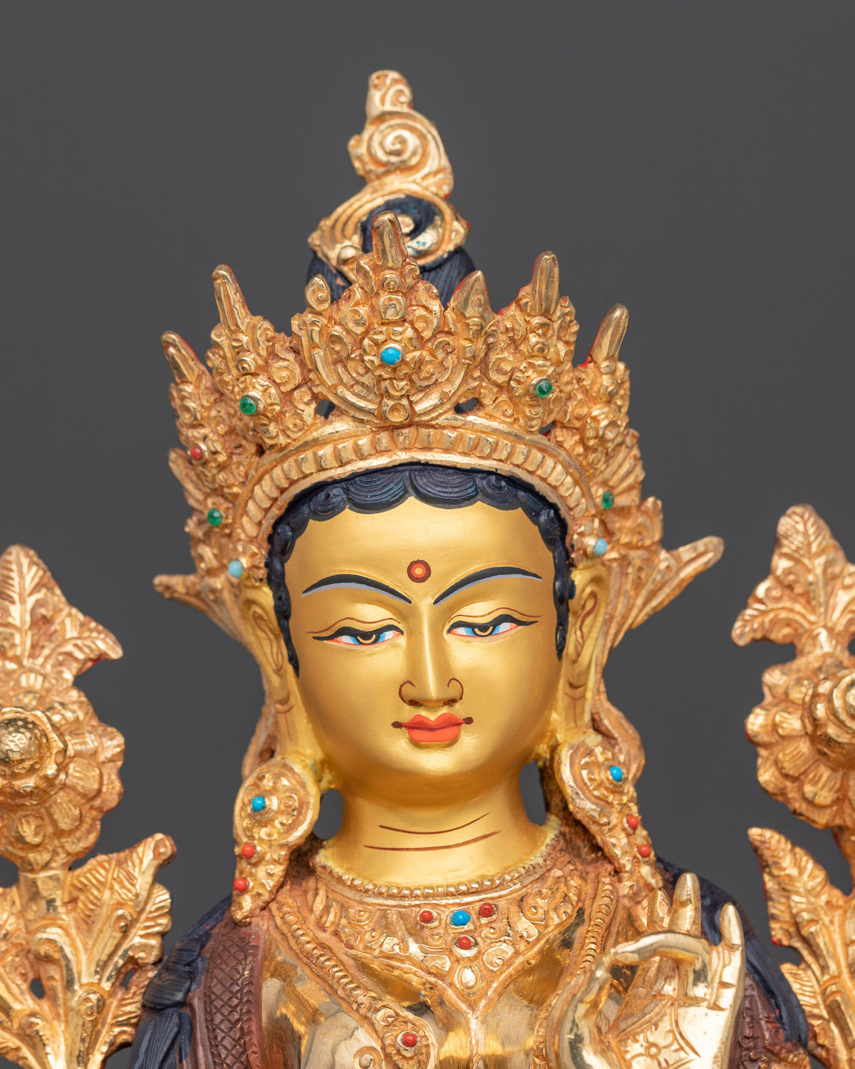 The Compassionate Protector Tara | Green Tara Copper Statue