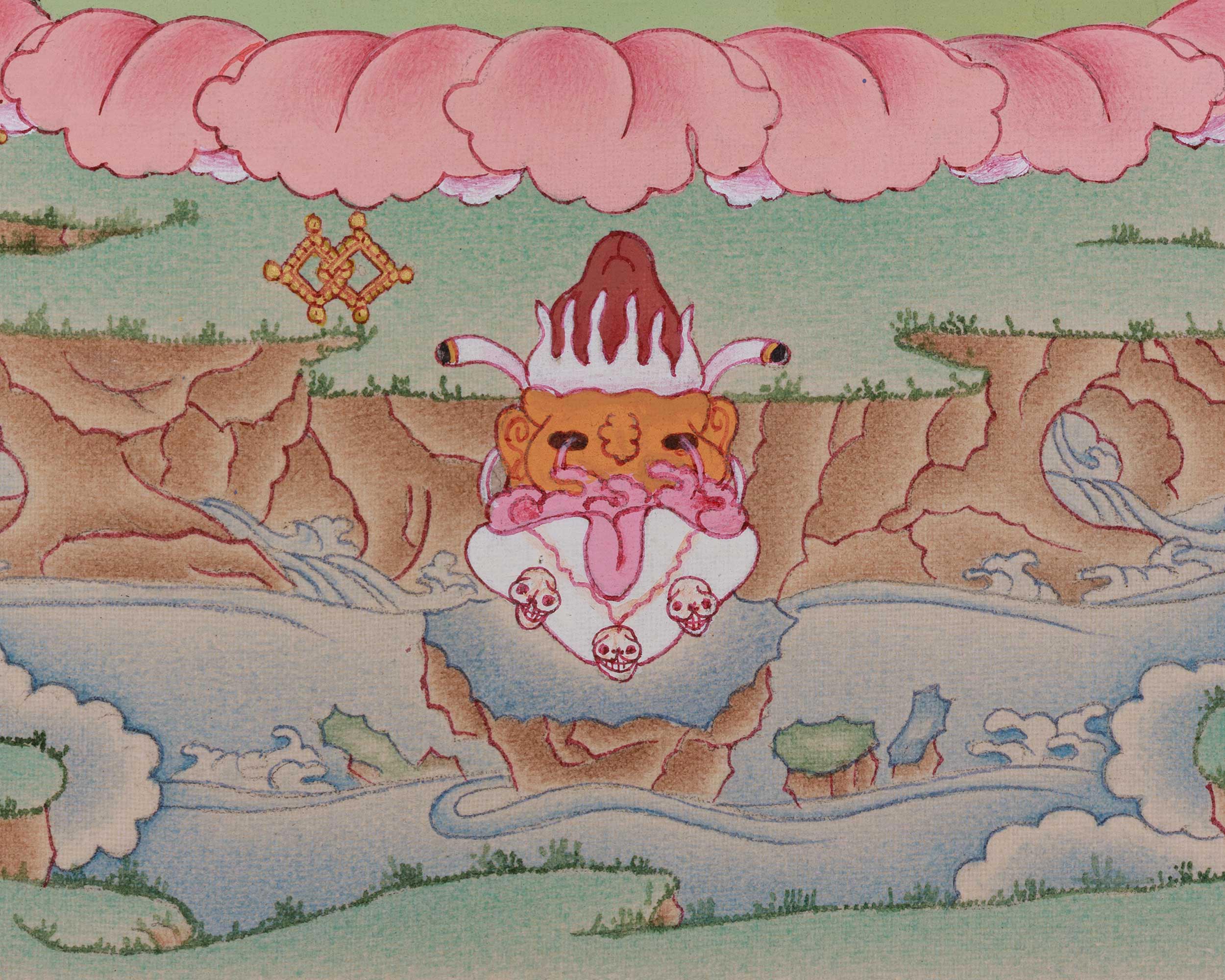 Fierce Vajrayogini Dakini Painting | The Divine Goddess of Wisdom and Power