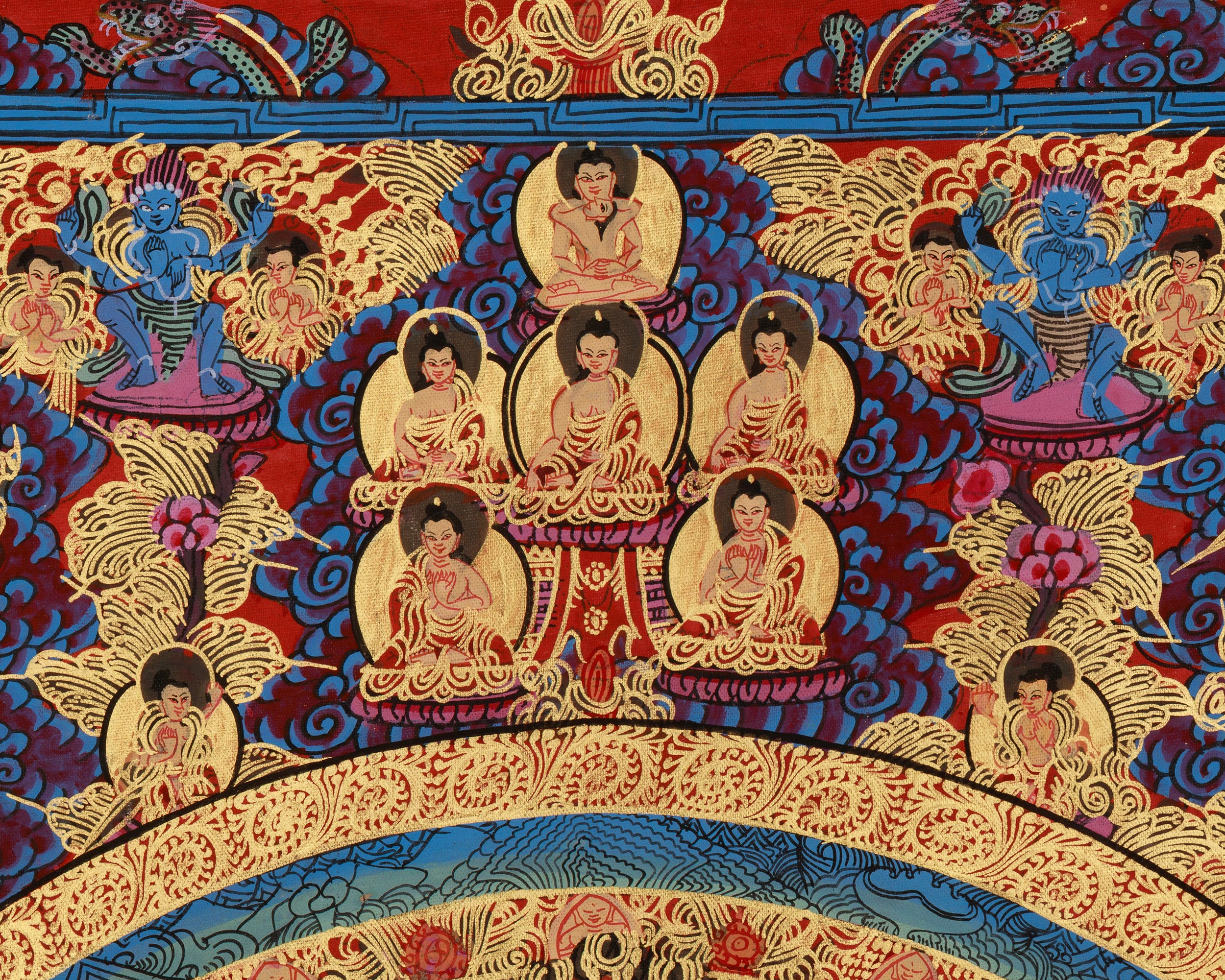 Sacred Buddha Mandala Art | A Divine Representation of Enlightened Universe