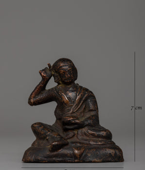 Buddhist Yogi Jetsun Milerepa Statue | Tibetan Spiritual Icon for Sacred Spaces
