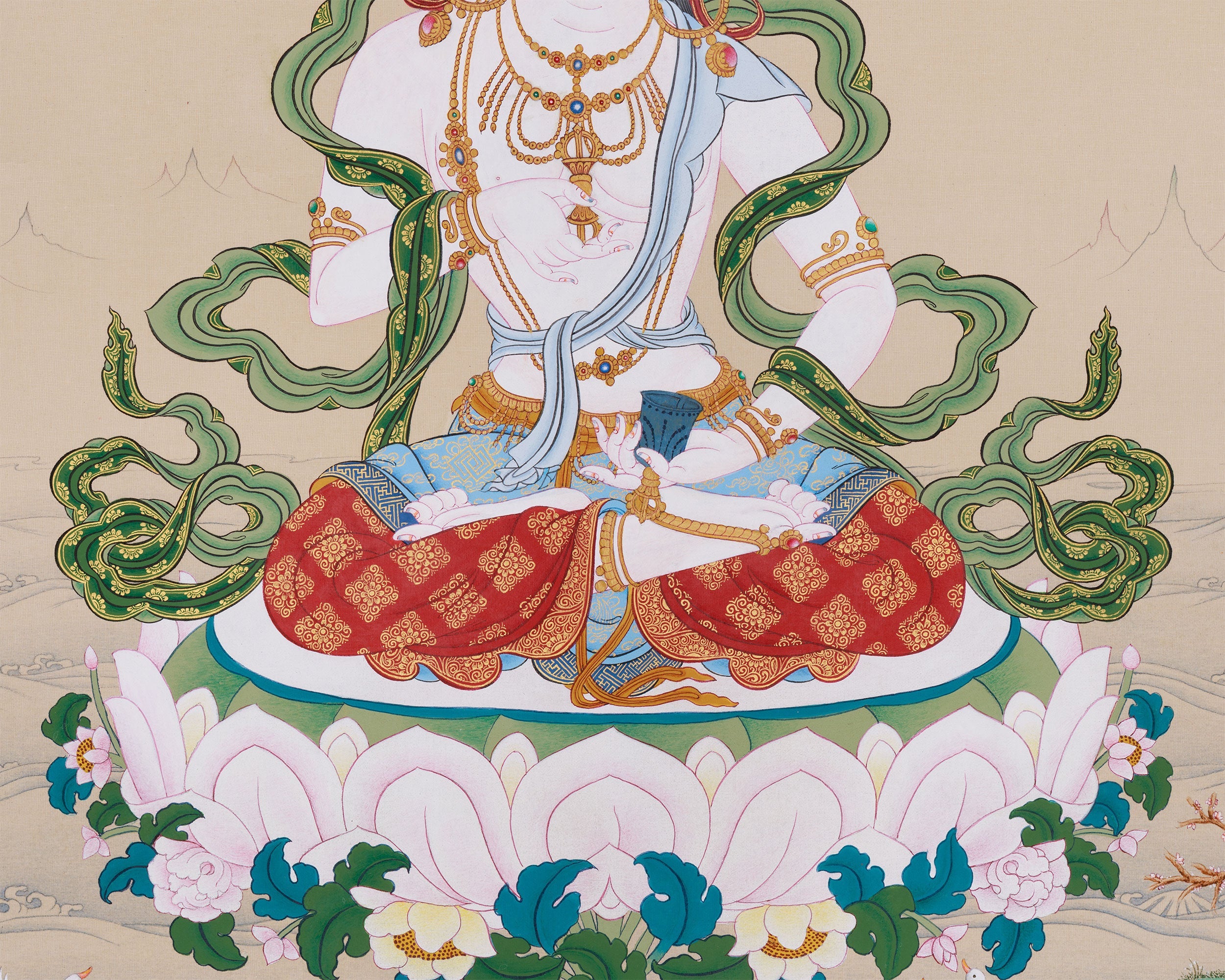 Vajrasattva with Amitabha Buddha | Purification and Compassionate Wisdom