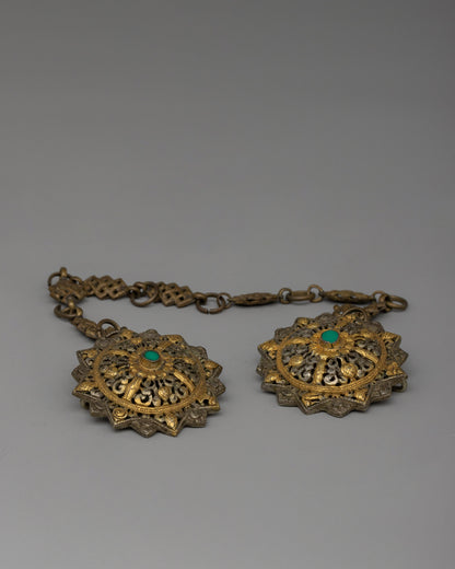 Bhutanese Dress Clip (Koma) | A traditional ornament for Bhutanese attire and collectors