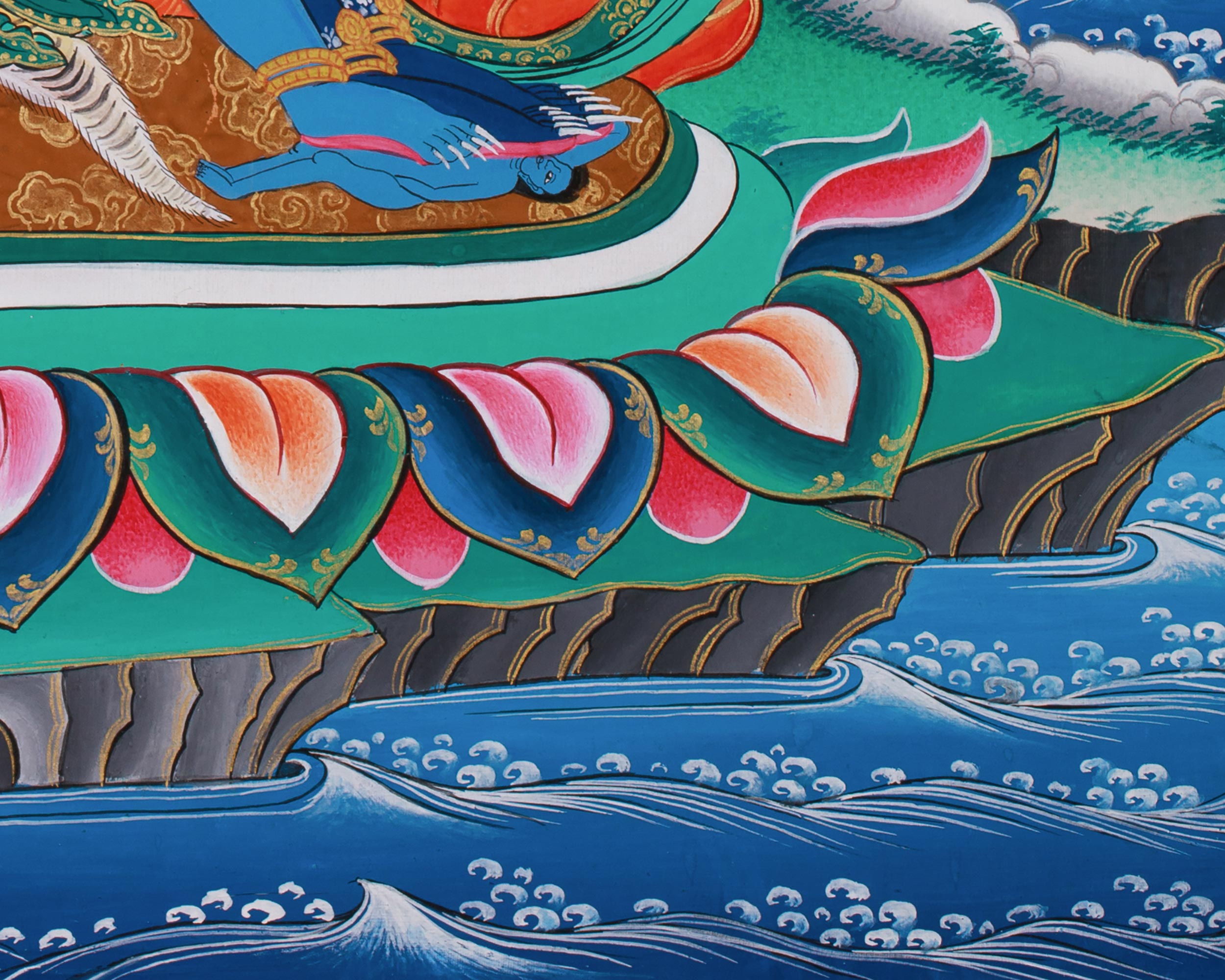 Vajrakilaya Painting | Wrathful Deity of Protection and Transformation
