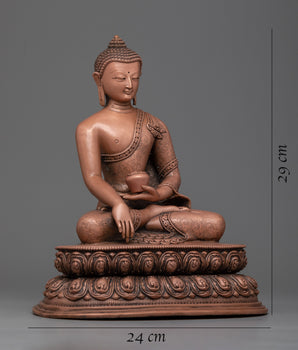 Oxidized shakyamuni-buddha