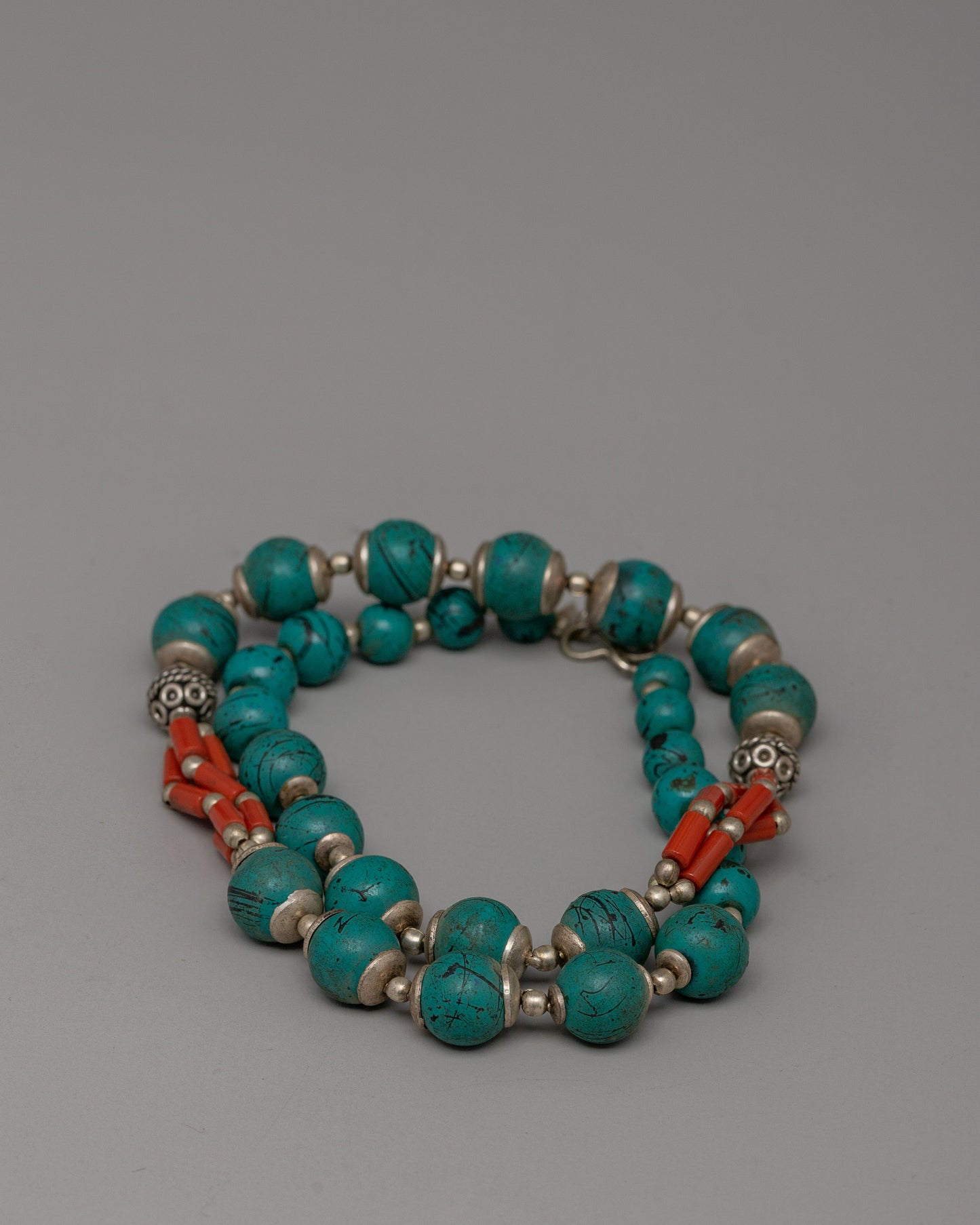 Beaded Necklace Turquoise and Coral | Jewelry for Style and Spirituality