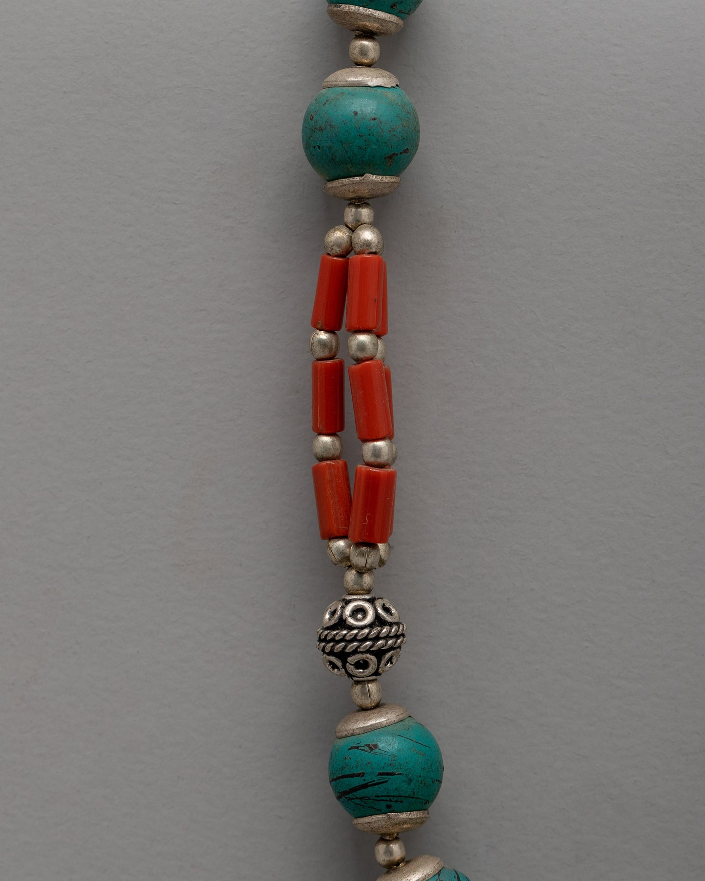 Beaded Necklace Turquoise and Coral | Jewelry for Style and Spirituality