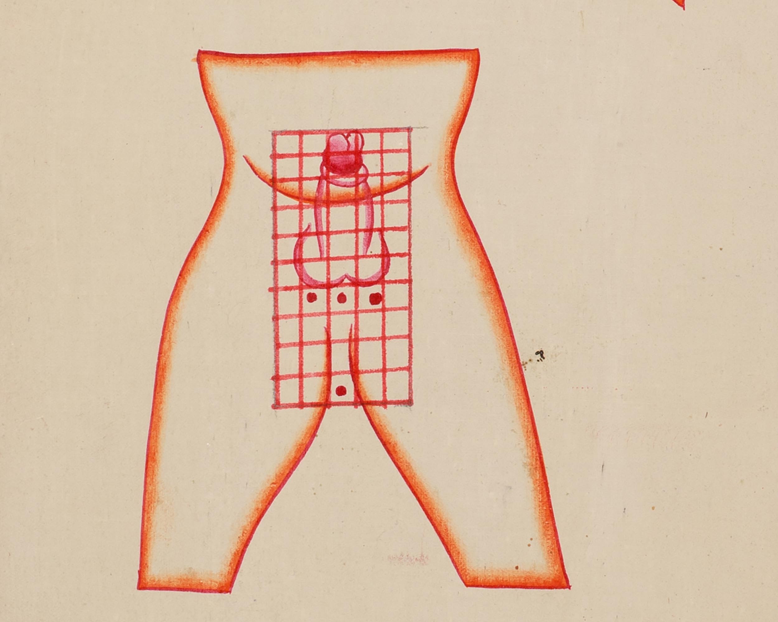 Human Body Anatomy Thangka Art | Tibetan Buddhism